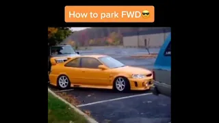 How to park FWD