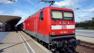 Schnellzuglok E-Lok BR 112 128-4  der DB Baureihe 112.1 im Wolfsburg