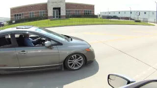 Stock Focus ST vs. Civic Si