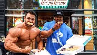 10,000 CALORIE EPIC CHEAT MEAL  🍩  🍔 🍦 | Regan Grimes and Juan Morel