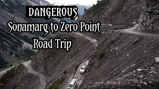 Dangerous Roads of Zojila Pass | Sonamarg to Zero point Road | Sonamarg Zero Point