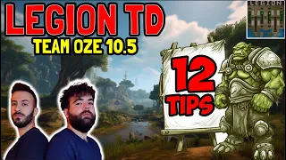 TOP 12 TIPS TO IMPROVE YOUR GAMEPLAY - Warcraft 3 Reforged - Legion TD OZE