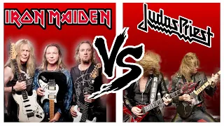 Iron Maiden VS Judas Priest Guitar Battle (with tabs)