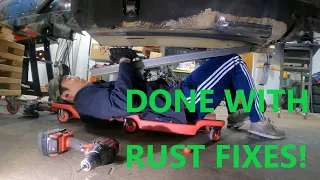 Battery Tray, Frame Rail, Floor Pan (Pt.4 Final) - Datsun Z Rebuild Episode 24