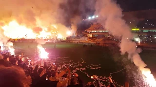 Aris vs Boca Juniors  8/11/2017 Ultras "La Bombonera" of Europe #ultras  #arisfc #cabj #boca #la12