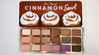 Too Faced CINNAMON обзор палетки+свотчи