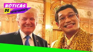 Pen-Pineapple-Apple-President: Donald Trump meets Pikotaro