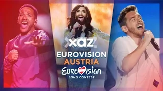 🇦🇹 Austria in Eurovision - Top 10 (2007-2019)