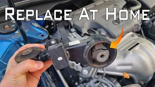 How to replace TOYOTA Camry engine support Rod mount without falling the engine off
