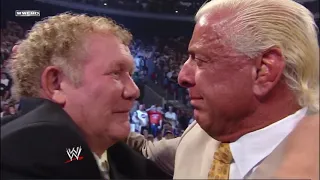 A touching moment between Ric Flair and Harley Race at The Nature Boy's send-off on RAW (3/31/08)