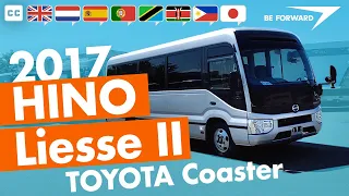 Hino Liesse II / Toyota Coaster 2017 up. In-depth review