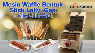 Mesin Waffle Bentuk Stick Lolly (Gas) MKS-LLG40