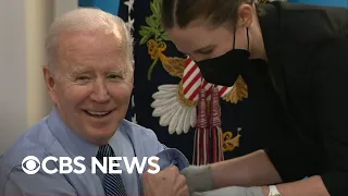 Biden receives second booster shot