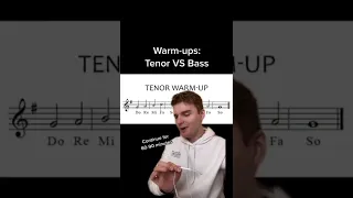 Tenors VS Basses….