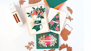 One Palette, Three Cards   Christmas In July