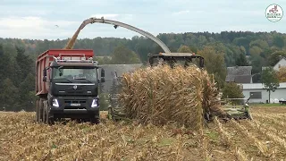 Endspurt Mais Ernte, Claas, JCB, Fendt, Volvo, John Deere, corn harvest - Multi Agrar Claußnitz