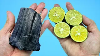 Just mix LEMON into CHARCOAL and You Never have to Spend Money going to the market!