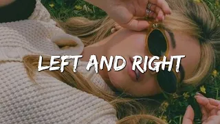 Charlie Puth - Left and Right (slowed+reverb+lyrics)