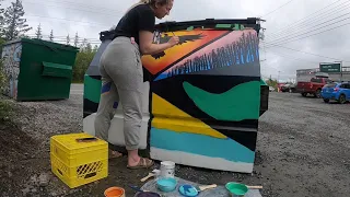 Ramble & Ride DW Mural Timelapse