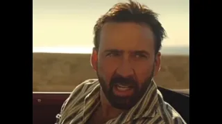 Pedro Pascal and Nicolas Cage meme but there’s no singing