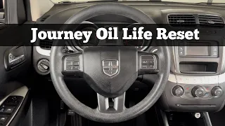 How To Reset The Oil Life On 2011 - 2020 Dodge Journey - Clear Oil Change Due Service Light