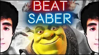 entire shrek movie  [beat saber]