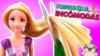 ✂️ Every time RAPUNZEL LIES I SHORT THE HAIR! ❌ UNCOMFORTABLE QUESTIONS!