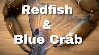 Blue Crab and Fishing for Redfish | KAYAK FISHING | KAYAK CRABBING  | HOBIE COMPASS