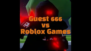 Guest 666 vs Roblox Game Characters