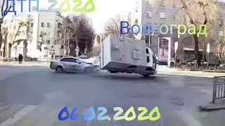 ДТП 2020. АВАРИИ ФЕВРАЛЬ 2020. дтп в Волгограде автозак с таксистом 06.02.2020 #13