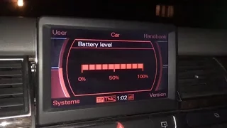 Адаптация аккумулятора Audi A8D3