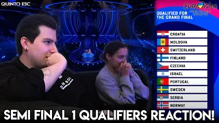 Eurovision 2023 - Semi Final 1 Qualifiers LIVE Reaction - Quinto ESC