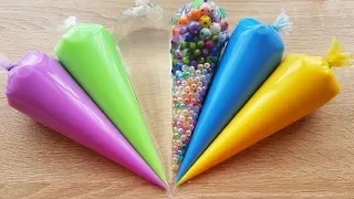 Making Slime Piping Bags - Crunchy Slime #33