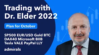 Dr Alexander Elder 2022 / Bear Market Continues / SP500 EURUSD Gold  BTC Microsoft BIIB Tesla VALE