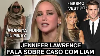 Jennifer Lawrence fala sobre Flowers e indireta de Miley Cyrus