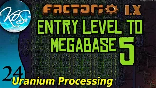 Factorio 1.X Entry Level to Megabase 5 - 24 - URANIUM OUTPOST! - Guide, Tutorial