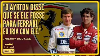 Senna e Boutsen juntos na Ferrari?