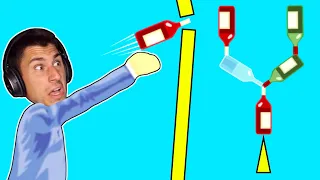 DO NOT TRY THIS BOTTLE FLIP! | Happy Wheels