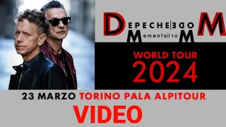 Depeche Mode - Pala Alpitour (Inalpi Arena), Torino, Italy, 23 mar 2024  FULL VIDEO LIVE CONCERT