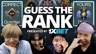 IT'S RIGGED. Guess the Rank Challenge | Presented by 1XBET