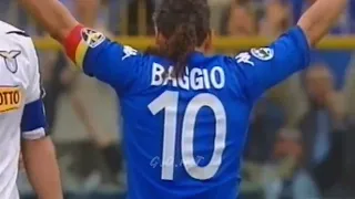 Roberto Baggio - Last goal in Serie A | Brescia vs Lazio 2 - 1