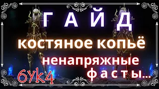 Diablo III ГАЙД ФАСТ Костяное копье Билд Некроманта (Костюм пылающего карнавала, ненапряжный билд)