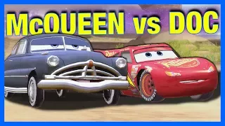 Cars : McQUEEN vs DOC!!