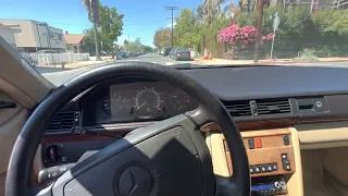 1991 Mercedes-Benz 300CE-24 driving video