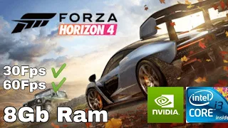 Forza Horizon 4 | Intel I3 + Ram 8gb | Entry Level Laptop test