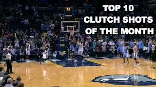 Top 10 Clutch Shots of October and November: 2016-2017 NBA Season