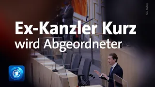 Nach Korruptionsvorwürfen: Ex-Kanzler Kurz als Abgeordneter vereidigt