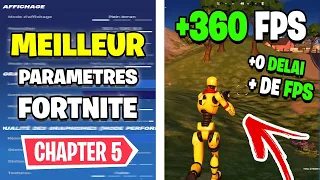 Les MEILLEURS Paramètres Fortnite Chapitre 5 ! 🔧 (FPS Boost + 0 Input Delay)