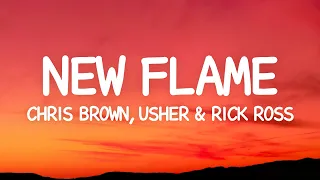 Chris Brown - New Flame (Lyrics) ft. Usher, Rick Ross