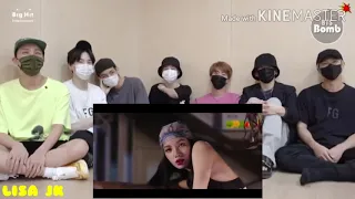 BTS Reaction to LILIFILM_4 (LISA Dance Performance Video) [FMV]